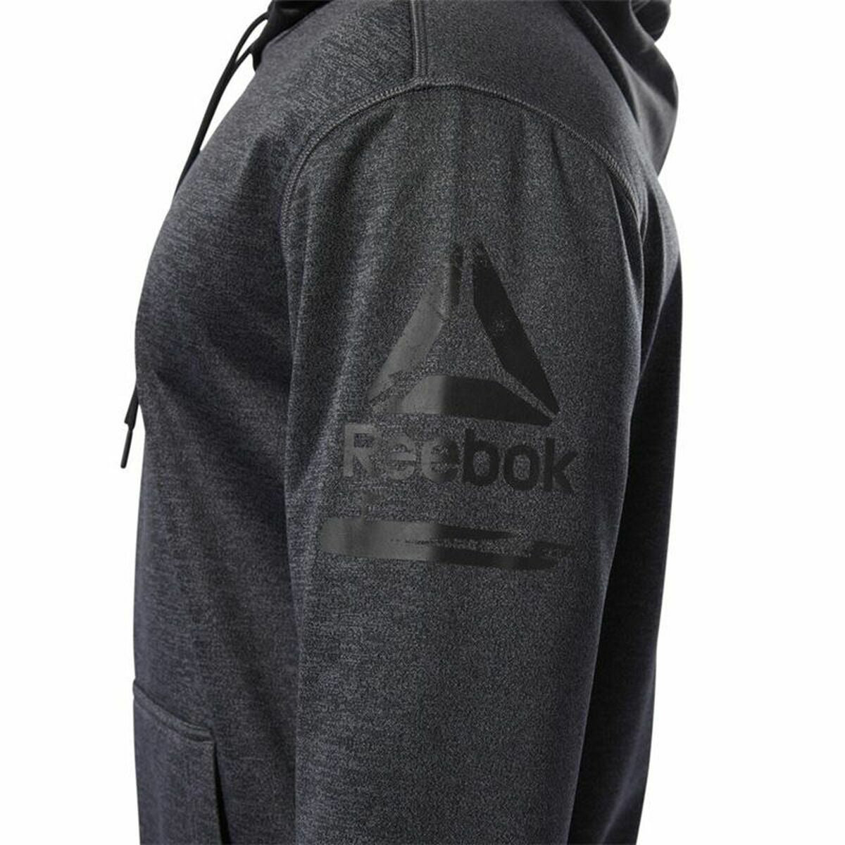 Γυναικείο Φούτερ με Κουκούλα Reebok Ready Poly Fleece Σκούρο γκρίζο