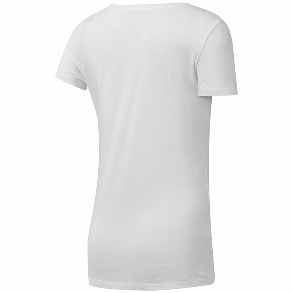 Γυναικεία Μπλούζα με Κοντό Μανίκι Reebok Scoop Neck Λευκό