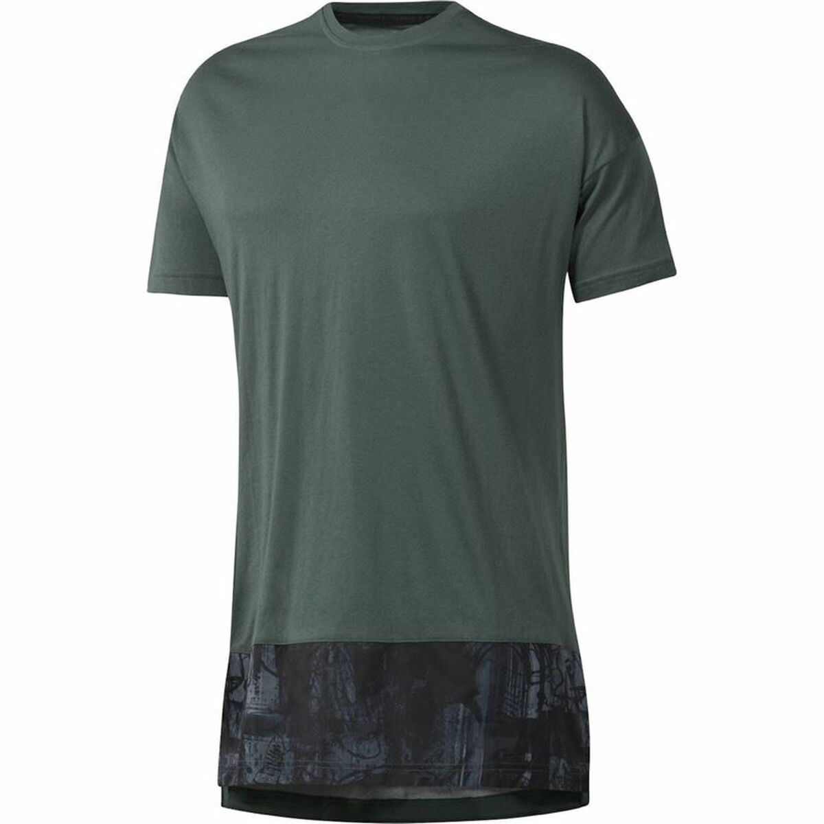 Ανδρική Μπλούζα με Κοντό Μανίκι Reebok Essentials  Πράσινο