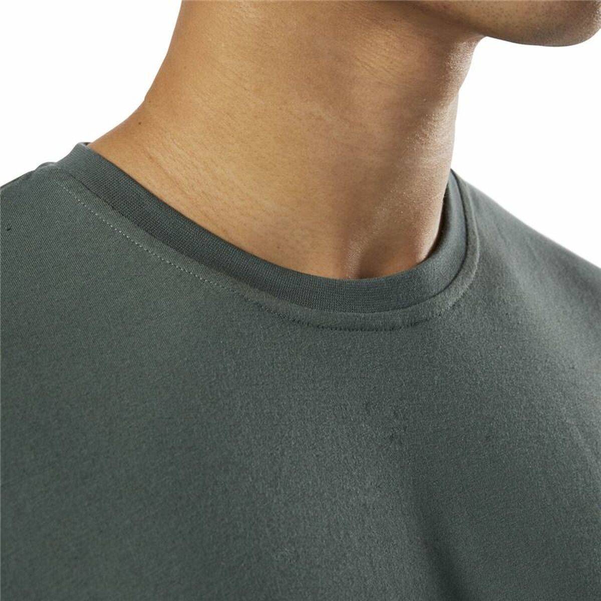 Ανδρική Μπλούζα με Κοντό Μανίκι Reebok Essentials  Πράσινο