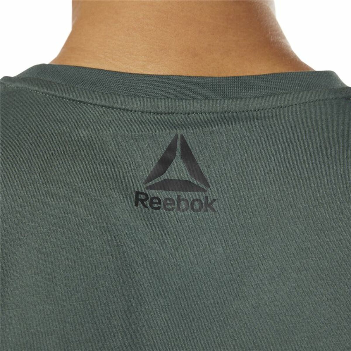 Ανδρική Μπλούζα με Κοντό Μανίκι Reebok Essentials  Πράσινο