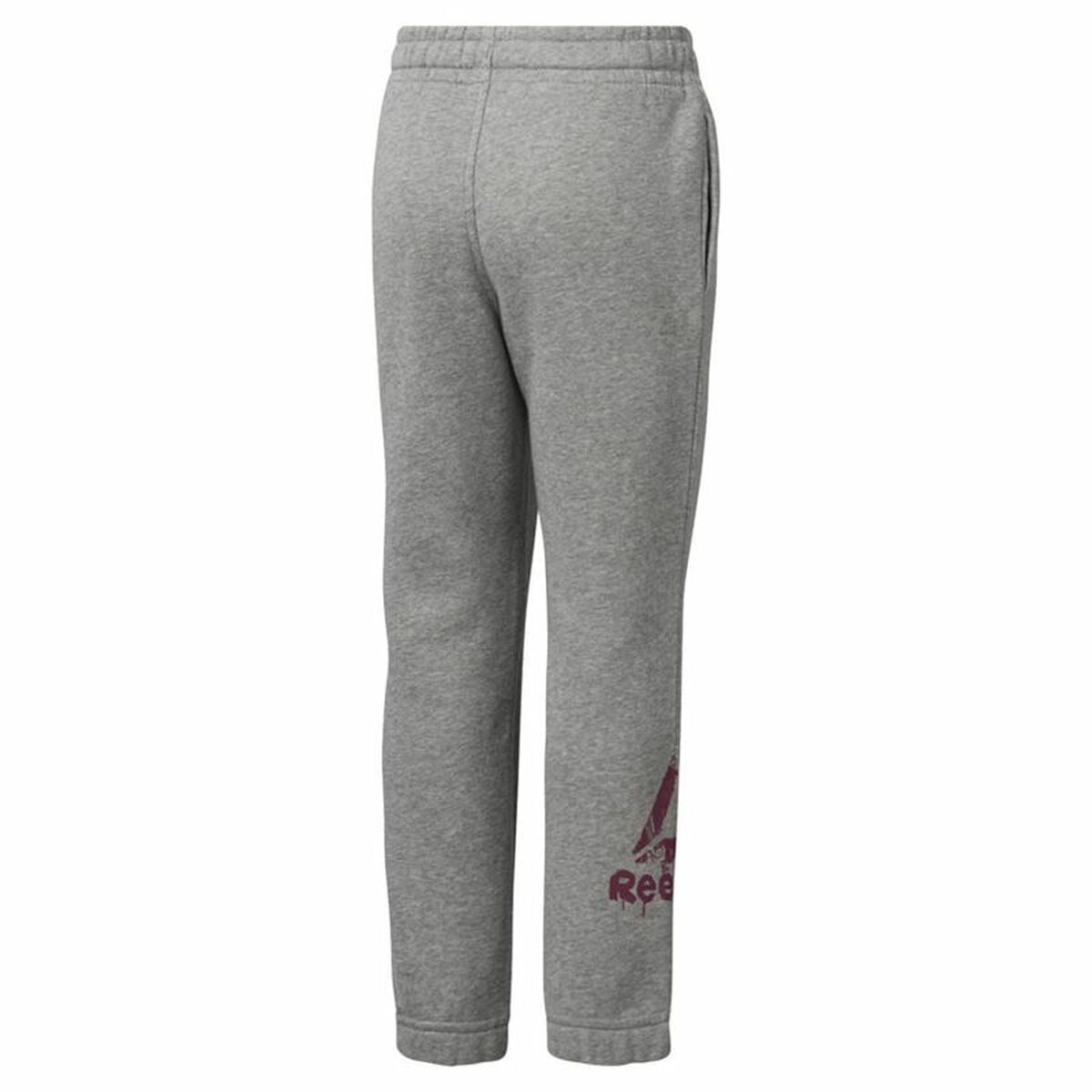 Παιδικά Αθλητικά Παντελόνια Reebok Elem Fleece Σκούρο γκρίζο