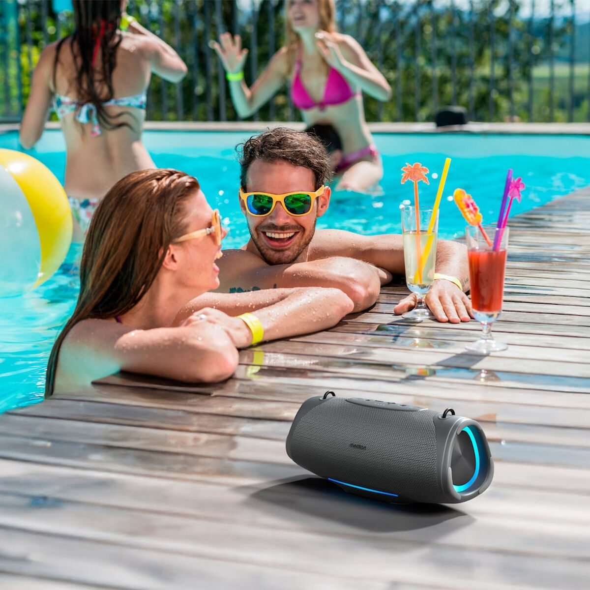 Φορητό Ηχείο BLuetooth Medion 50077074 Ανθρακί (Ανακαινισμenα A)