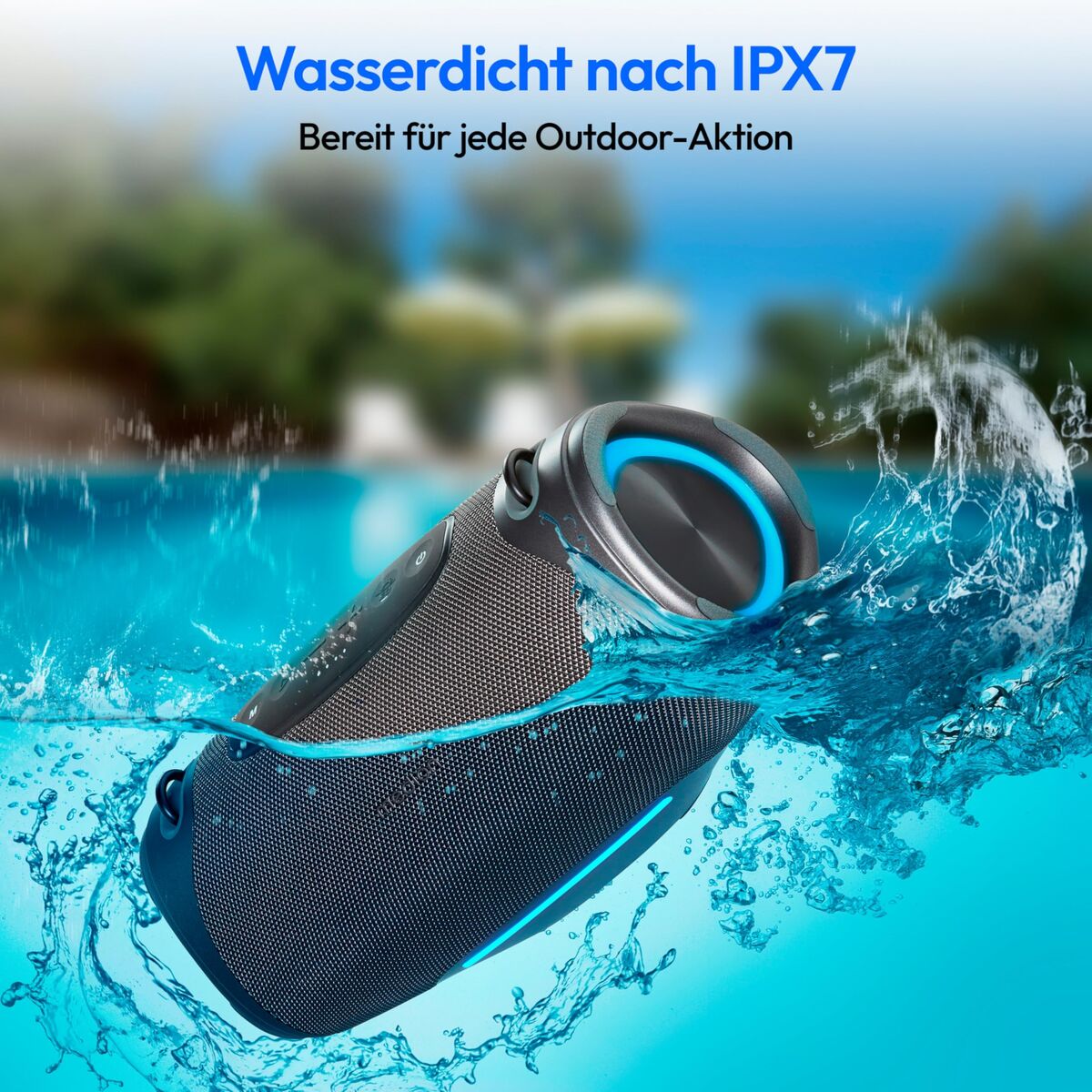 Φορητό Ηχείο BLuetooth Medion 50077074 Ανθρακί (Ανακαινισμenα A)