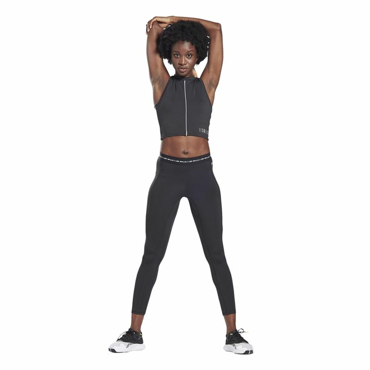 Αμάνικο Γυναικείο Μπλουζάκι Reebok Les Mills® Performance Μαύρο