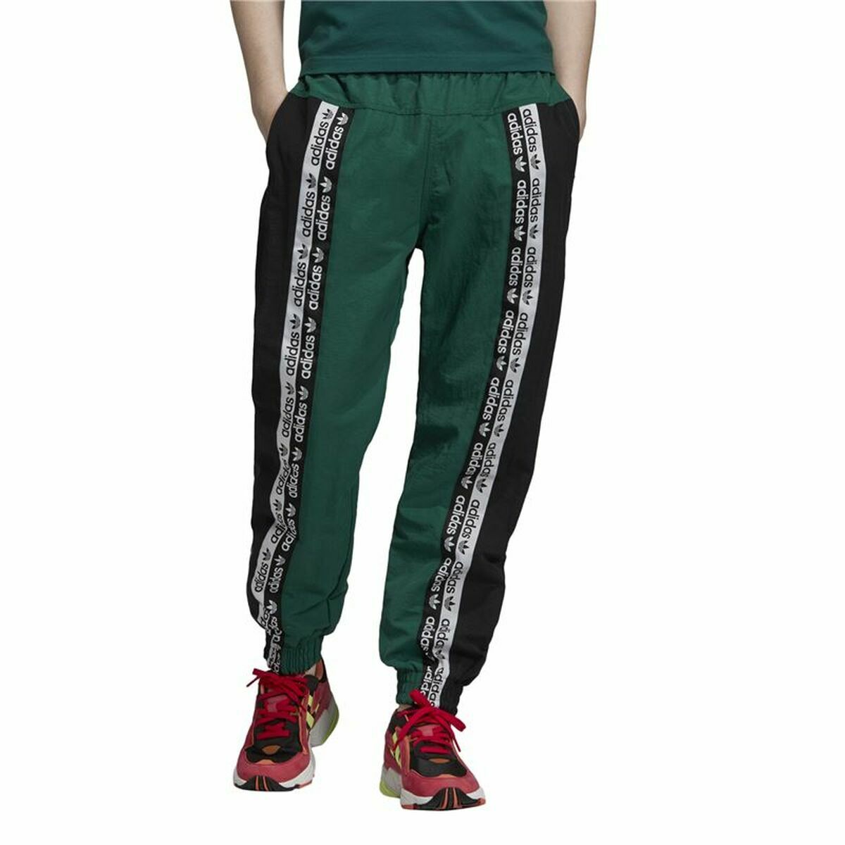 Αθλητικά Παντελόνια για Ενήλικες Adidas RYV Άντρες Σκούρο πράσινο
