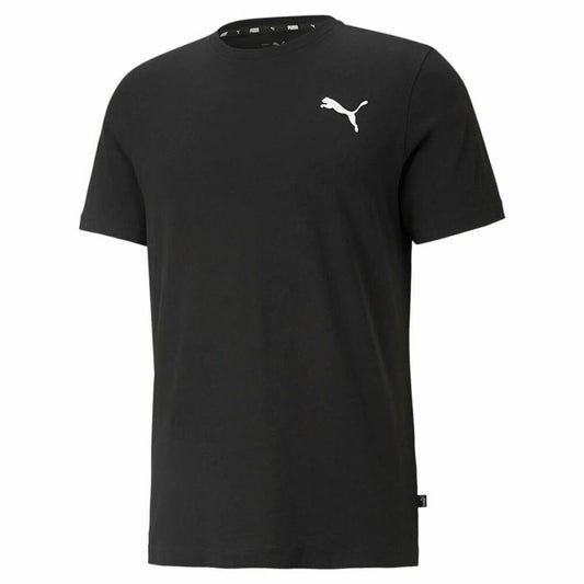 Ανδρική Μπλούζα με Κοντό Μανίκι Puma Essentials Small Logo Μαύρο