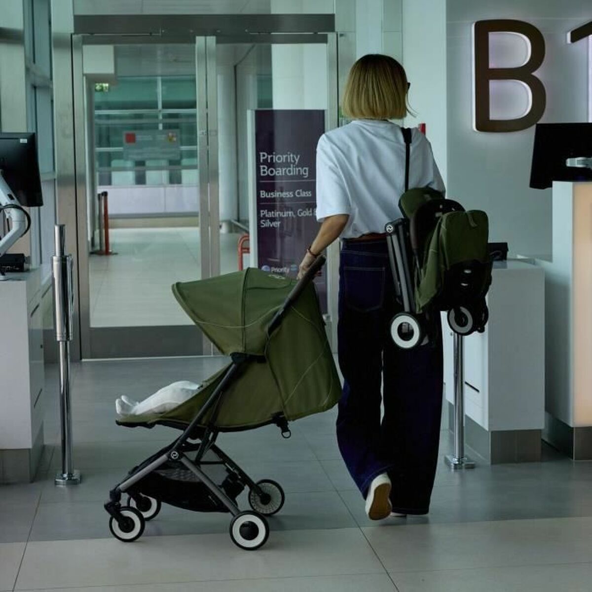 Καροτσάκι Mωρού Cybex Ανοιχτό Γκρι