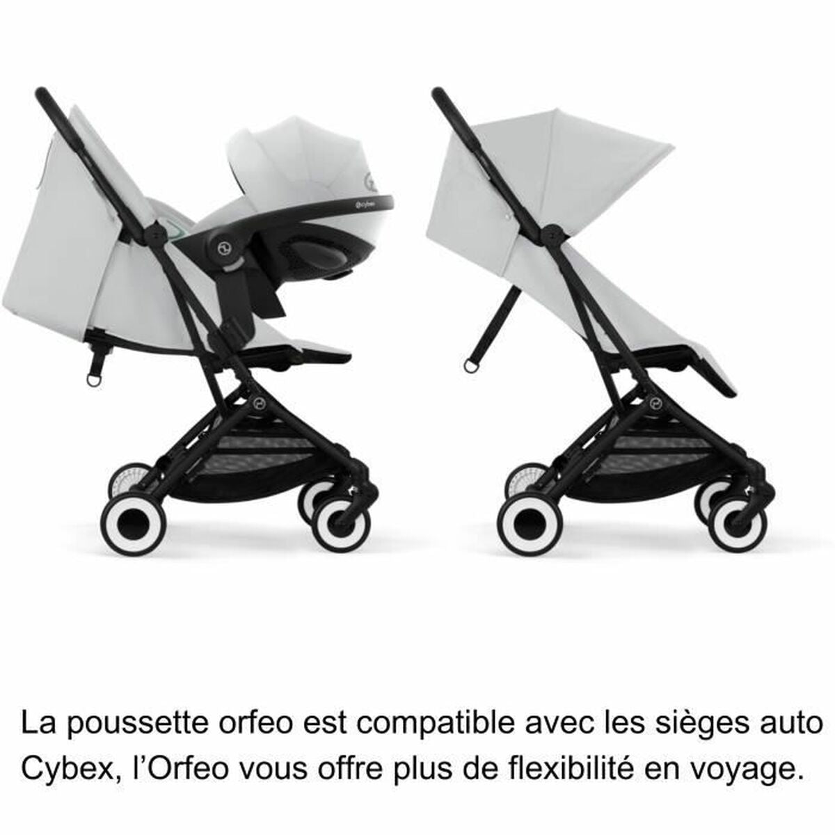 Καροτσάκι Mωρού Cybex Ανοιχτό Γκρι