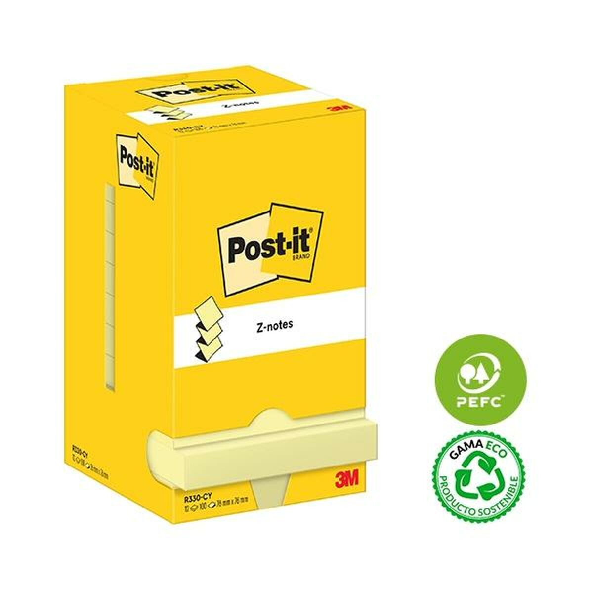 Συγκολλητικές Σημειώσεις Post-it R330-CY Κίτρινο