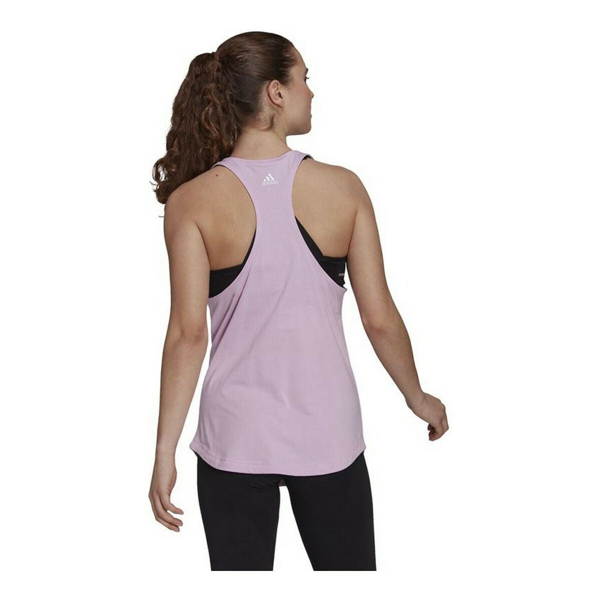Γυναικεία Tank Top Adidas Essentials Logo Λεβάντα