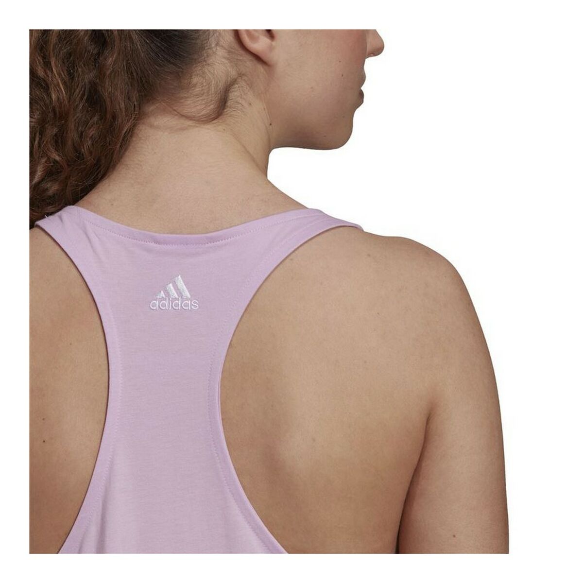 Γυναικεία Tank Top Adidas Essentials Logo Λεβάντα
