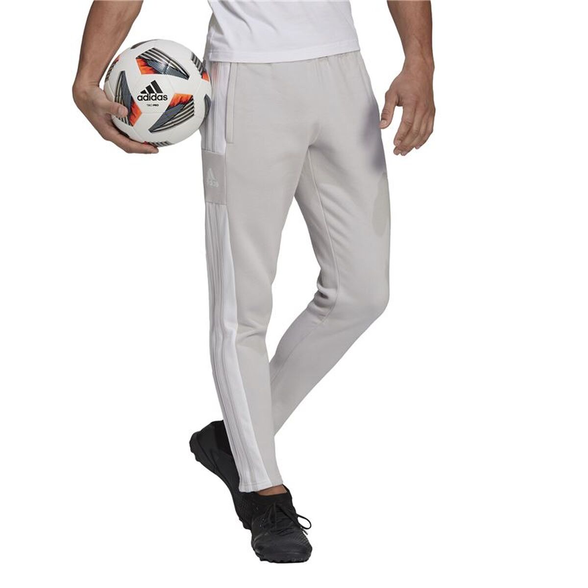 Μακρύ Αθλητικό Παντελόνι Adidas Sq21 Sw Ανοιχτό Γκρι Άντρες