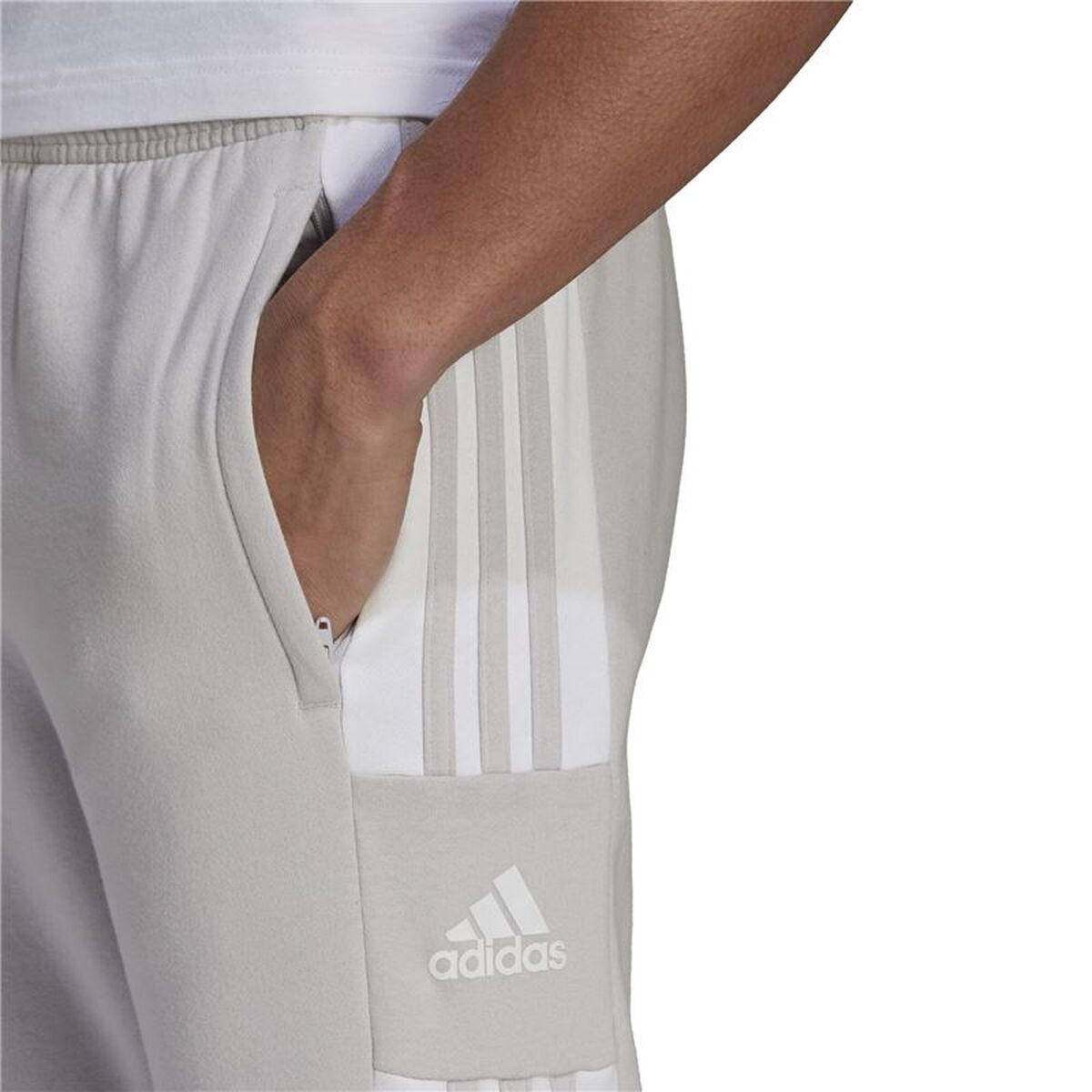 Μακρύ Αθλητικό Παντελόνι Adidas Sq21 Sw Ανοιχτό Γκρι Άντρες