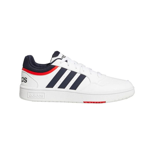 Ανδρικά Αθλητικά Παπούτσια Adidas Hoops 3.0 Λευκό
