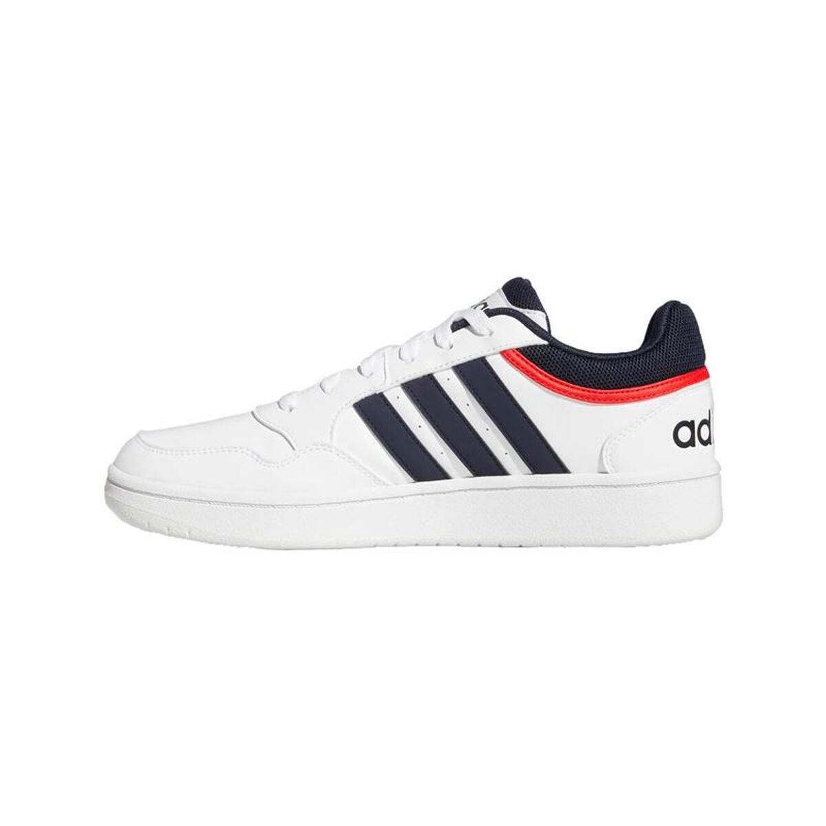 Ανδρικά Αθλητικά Παπούτσια Adidas Hoops 3.0 Λευκό