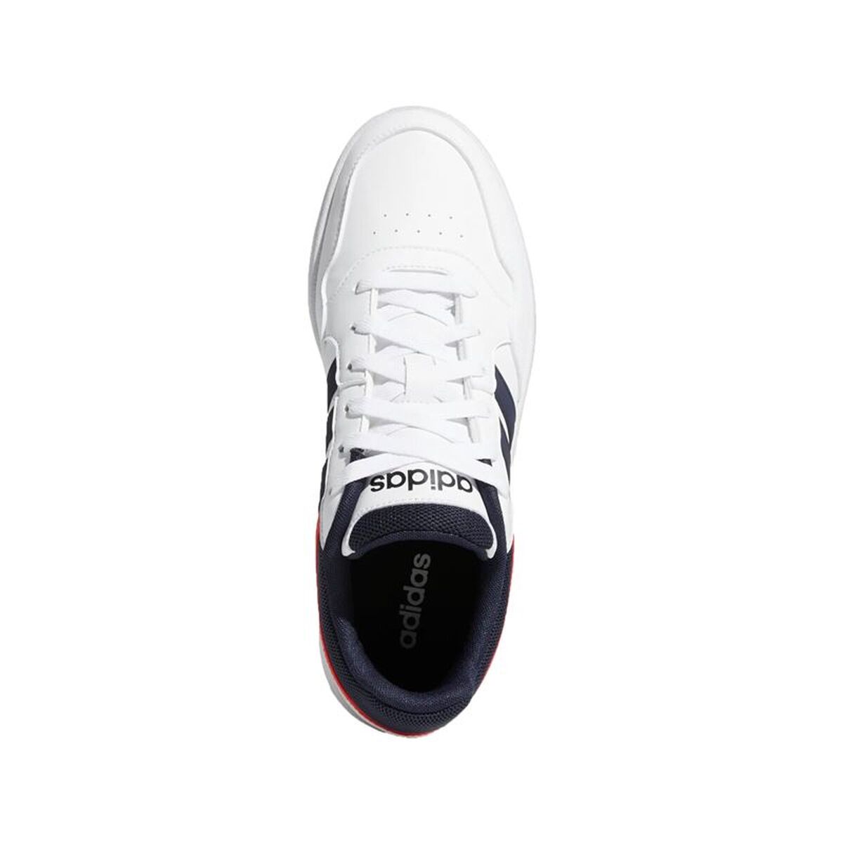 Ανδρικά Αθλητικά Παπούτσια Adidas Hoops 3.0 Λευκό