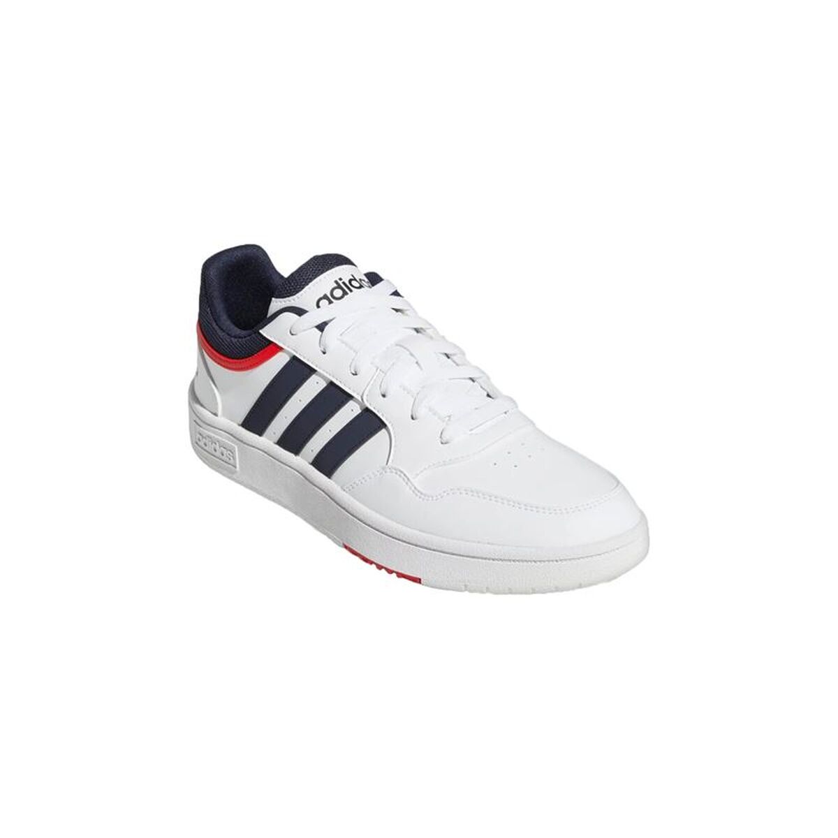 Ανδρικά Αθλητικά Παπούτσια Adidas Hoops 3.0 Λευκό