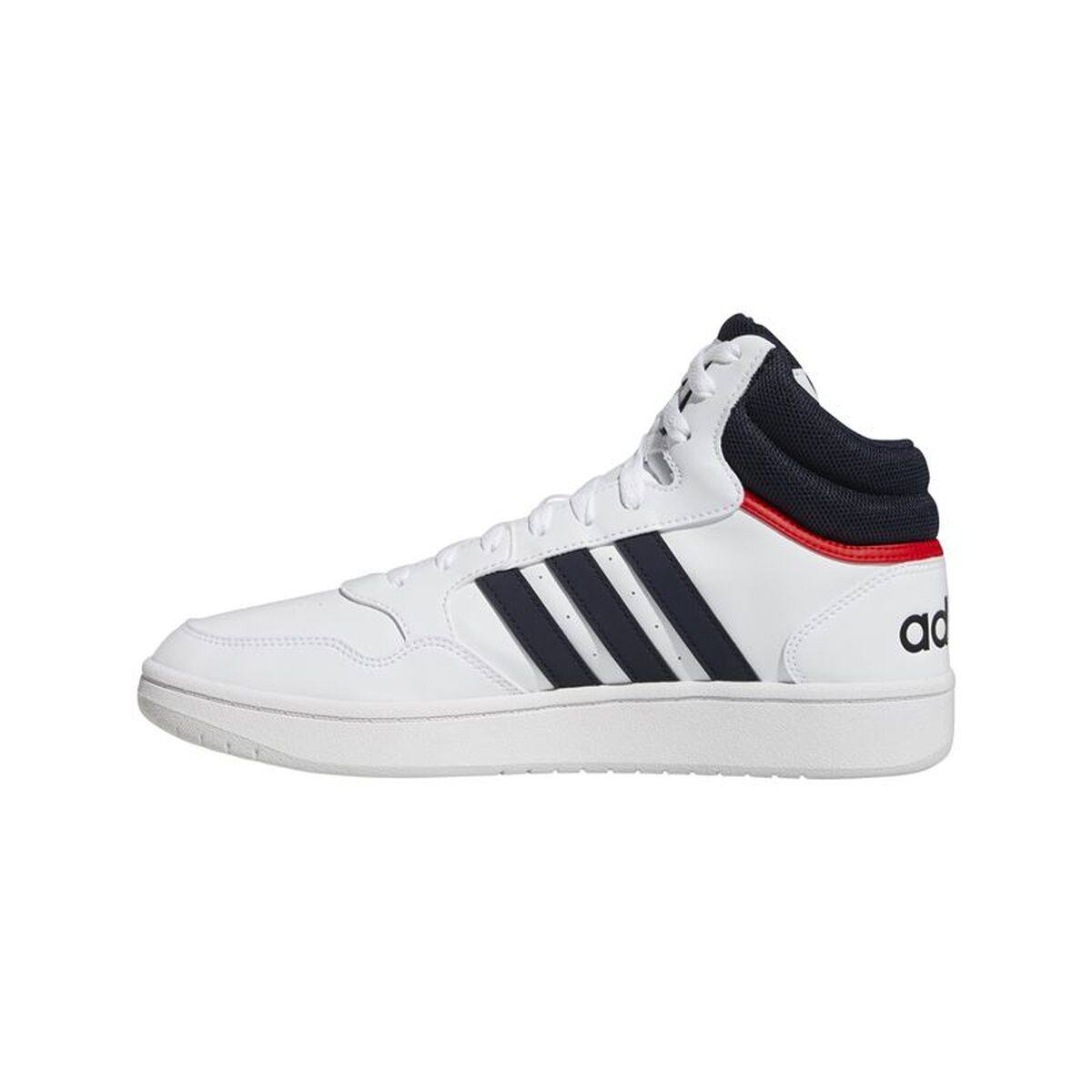Ανδρικά Αθλητικά Παπούτσια Adidas Hoops 3.0 Mid Classic Λευκό