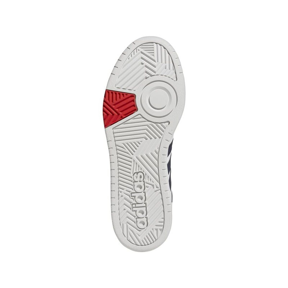 Ανδρικά Αθλητικά Παπούτσια Adidas Hoops 3.0 Mid Classic Λευκό