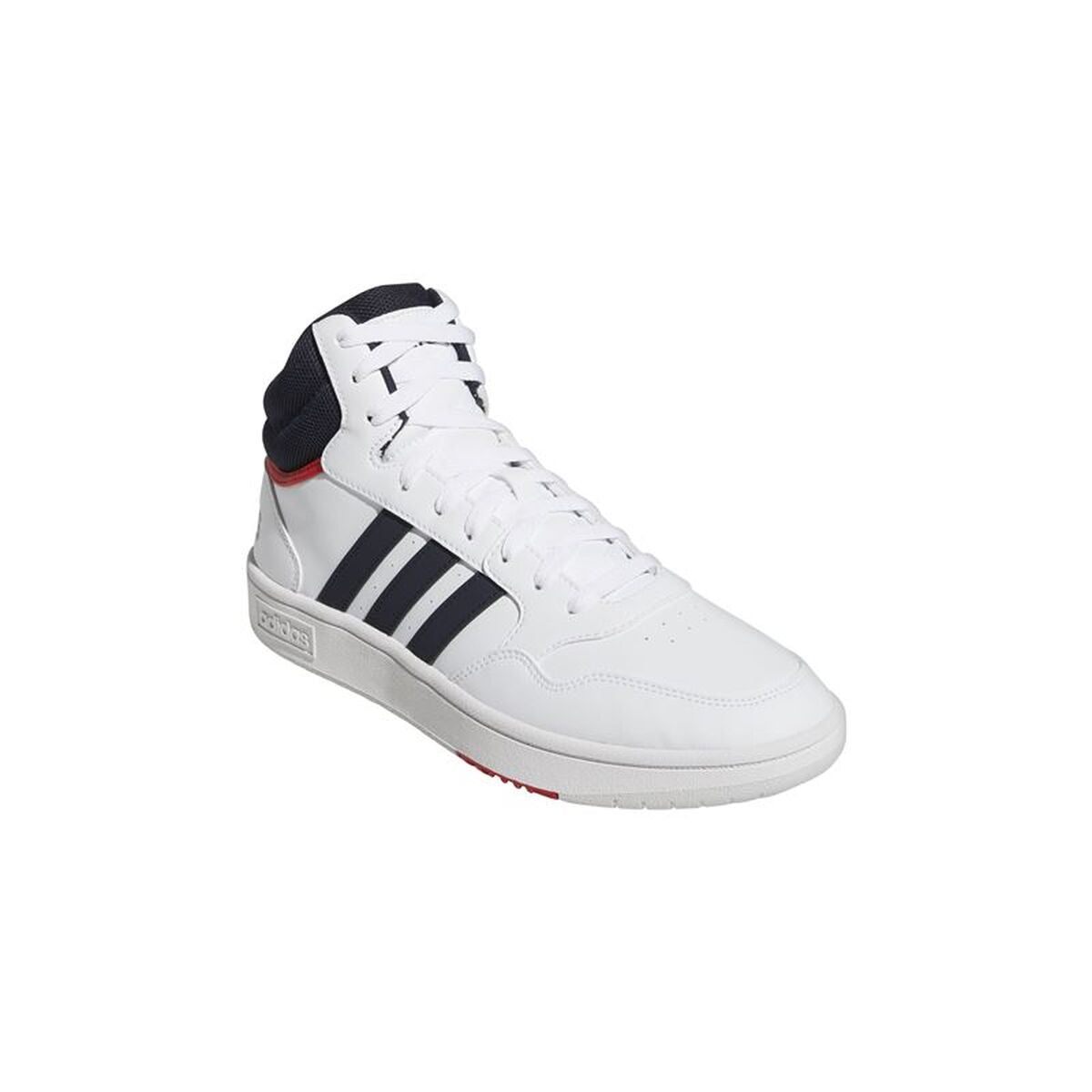 Ανδρικά Αθλητικά Παπούτσια Adidas Hoops 3.0 Mid Classic Λευκό