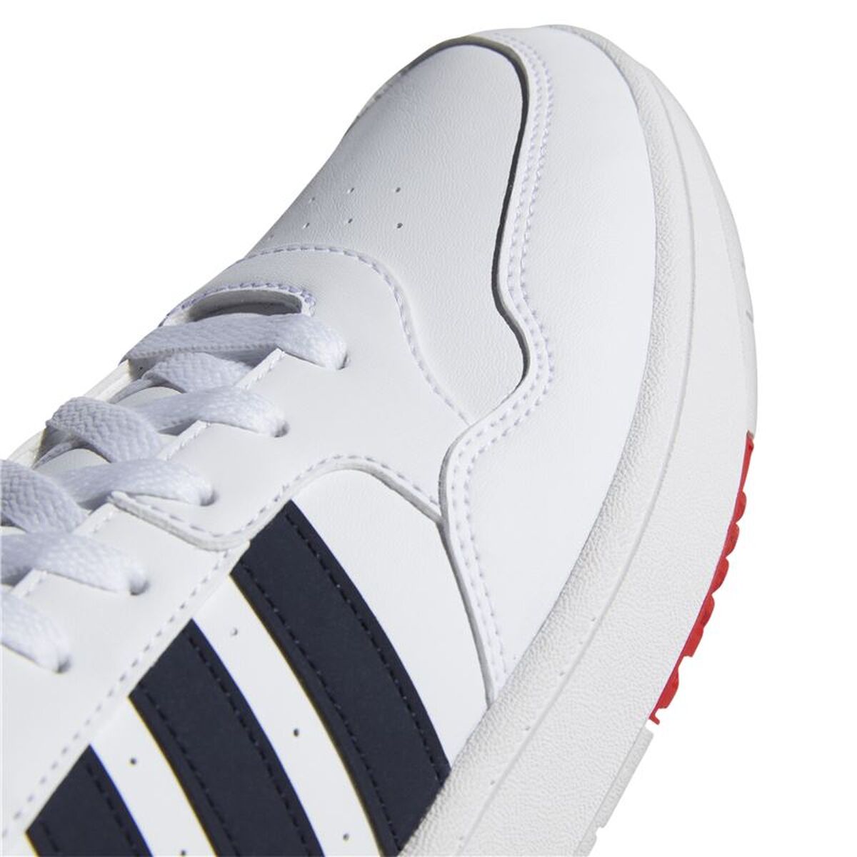 Ανδρικά Αθλητικά Παπούτσια Adidas Hoops 3.0 Mid Classic Λευκό