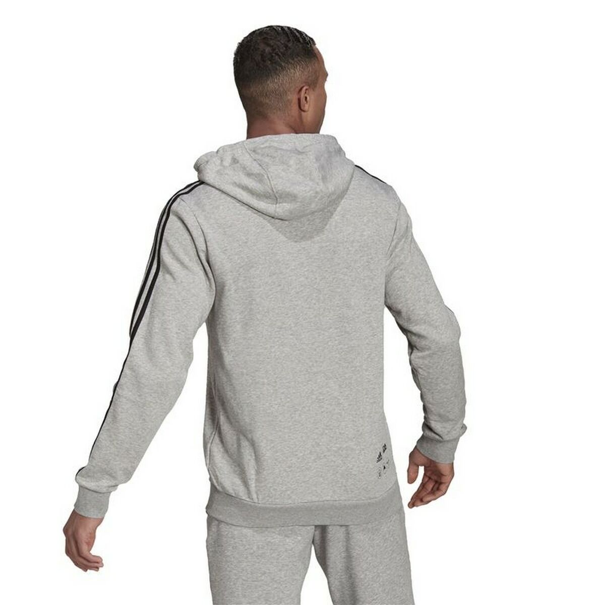 Ανδρικό Φούτερ με Κουκούλα Adidas X Star Wars: The Mandalorian Ανοιχτό Γκρι