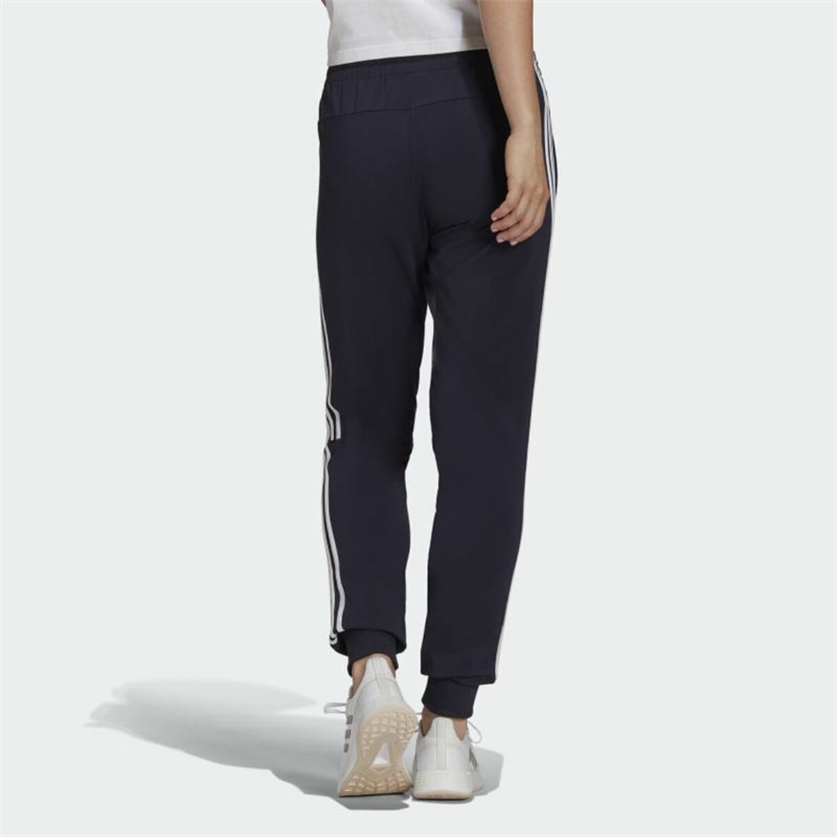 Αθλητικά Παντελόνια για Ενήλικες Adidas  Essentials 3 Stripes Γυναίκα Μπλε