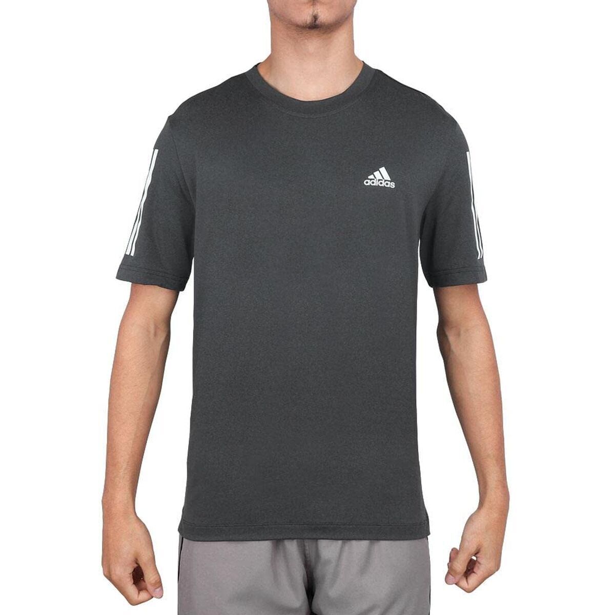 Ανδρική Μπλούζα με Κοντό Μανίκι Adidas Γκρι