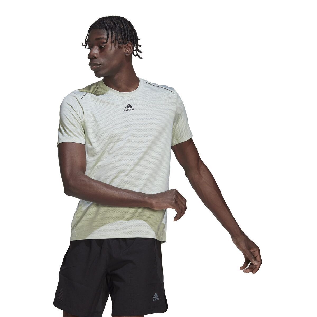 Ανδρική Μπλούζα με Κοντό Μανίκι Adidas Ανοιχτό Πράσινο