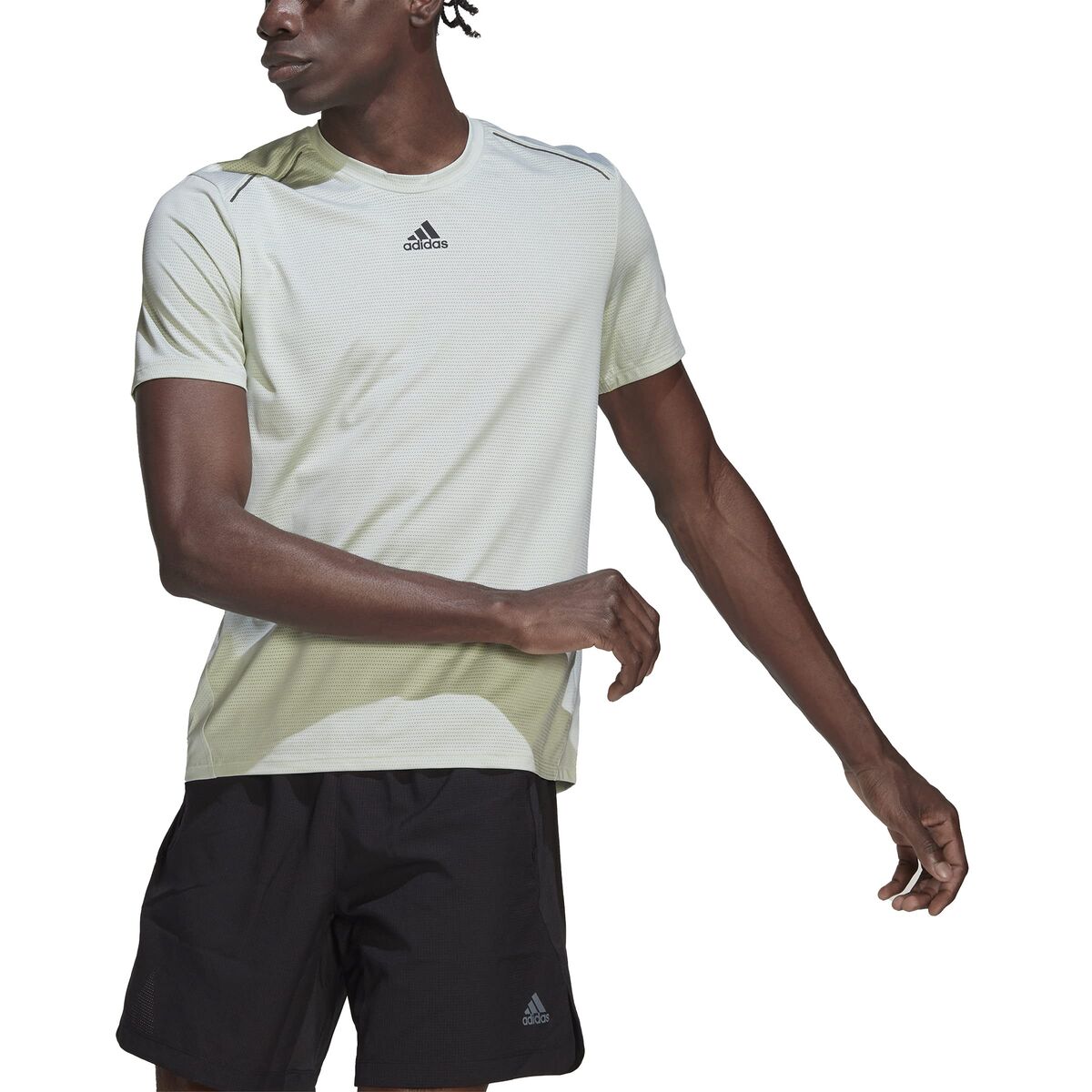 Ανδρική Μπλούζα με Κοντό Μανίκι Adidas Ανοιχτό Πράσινο