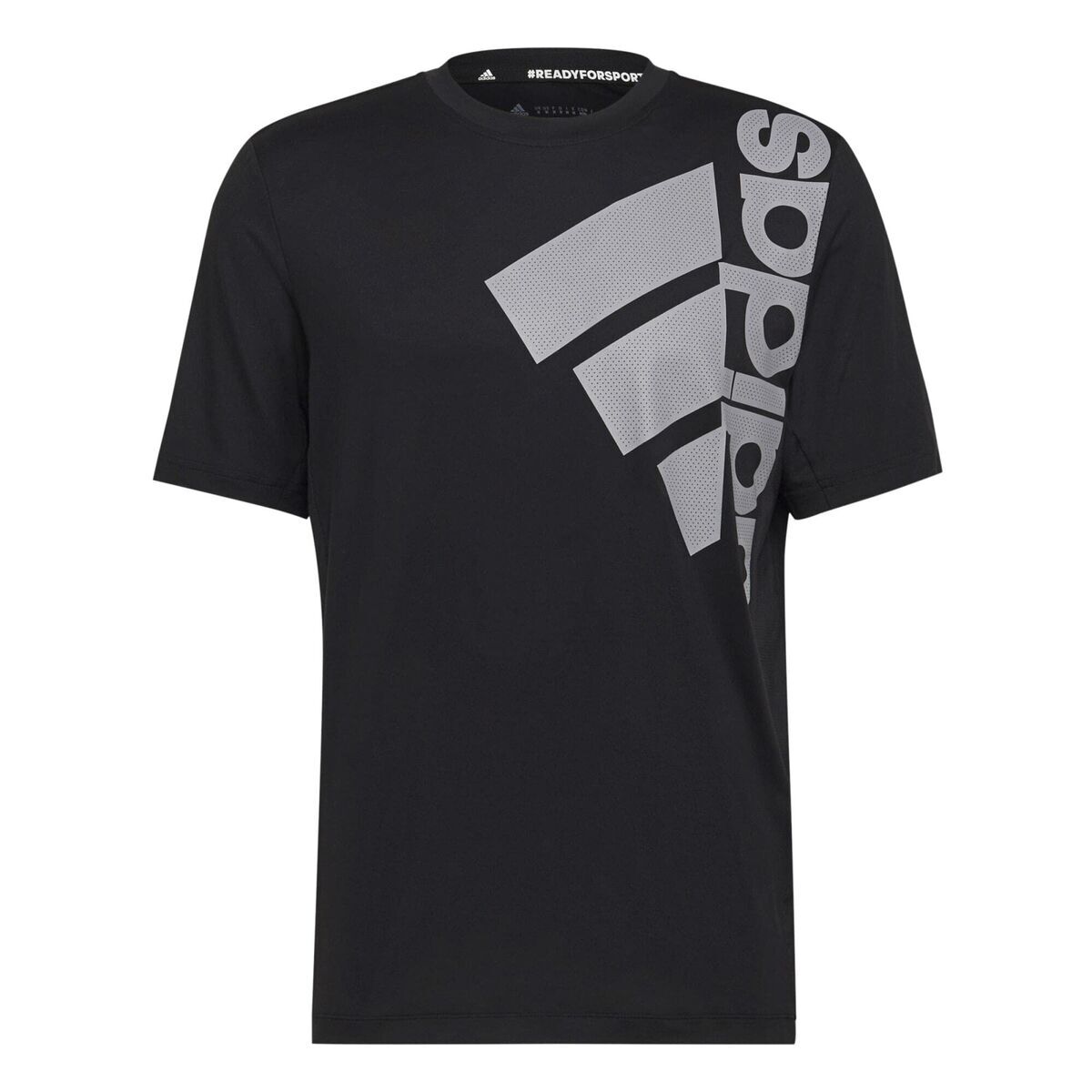 Ανδρική Μπλούζα με Κοντό Μανίκι Adidas Big Badge Μαύρο