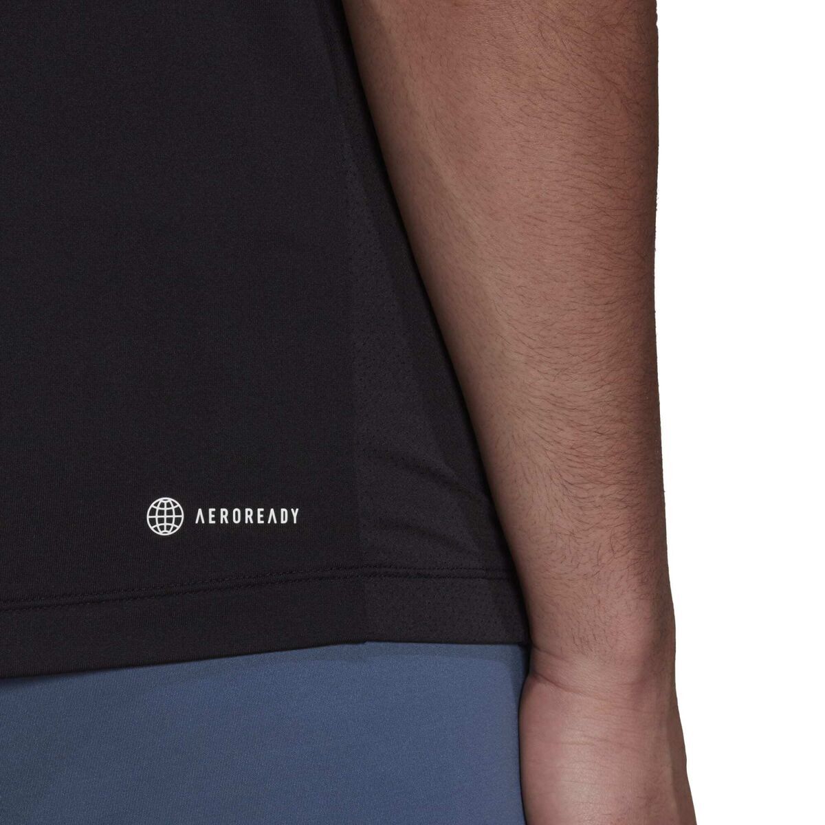 Ανδρική Μπλούζα με Κοντό Μανίκι Adidas Big Badge Μαύρο