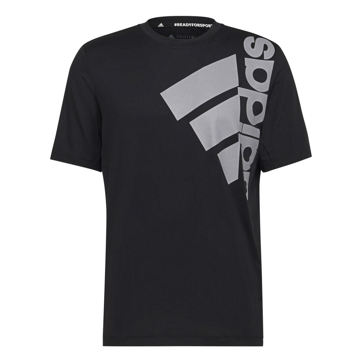 Ανδρική Μπλούζα με Κοντό Μανίκι Adidas Big Badge Μαύρο