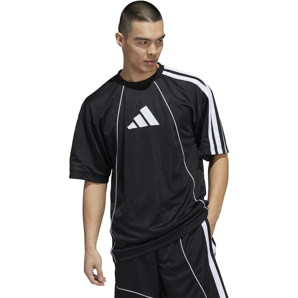 Ανδρική Μπλούζα με Κοντό Μανίκι Adidas Creator 365 Μαύρο
