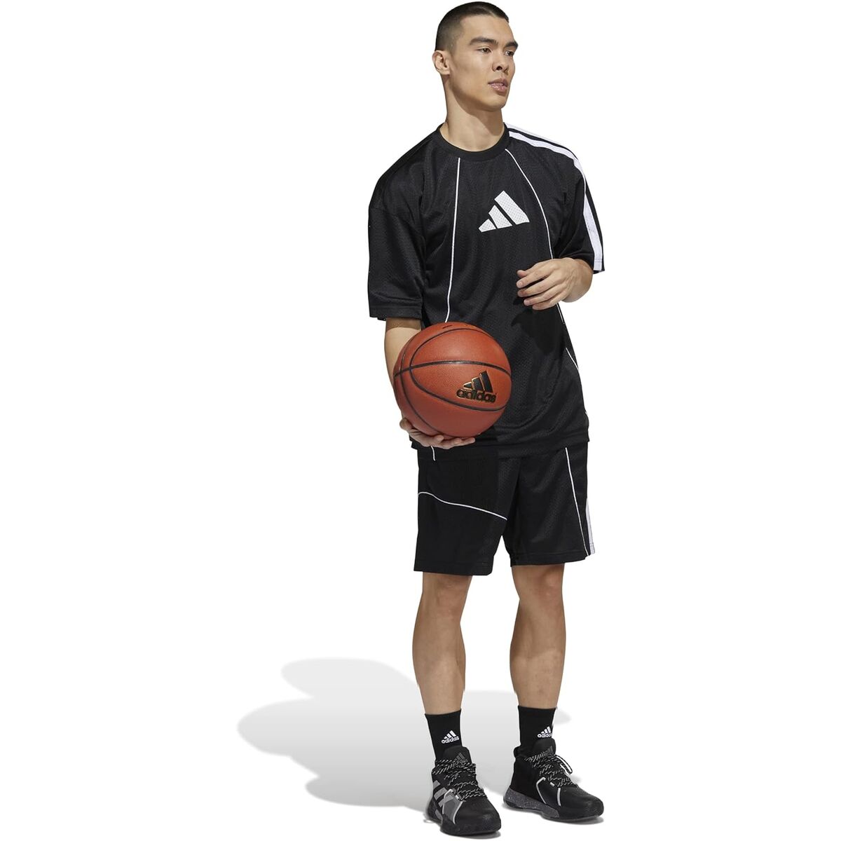 Ανδρική Μπλούζα με Κοντό Μανίκι Adidas Creator 365 Μαύρο