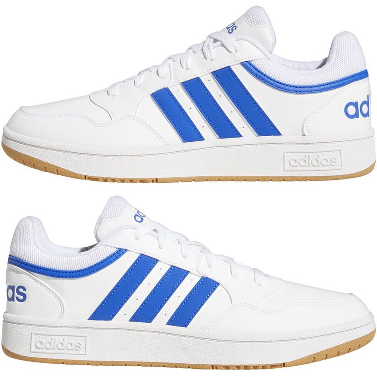 Ανδρικά Casual Παπούτσια Adidas Hoops 3.0 Low Λευκό