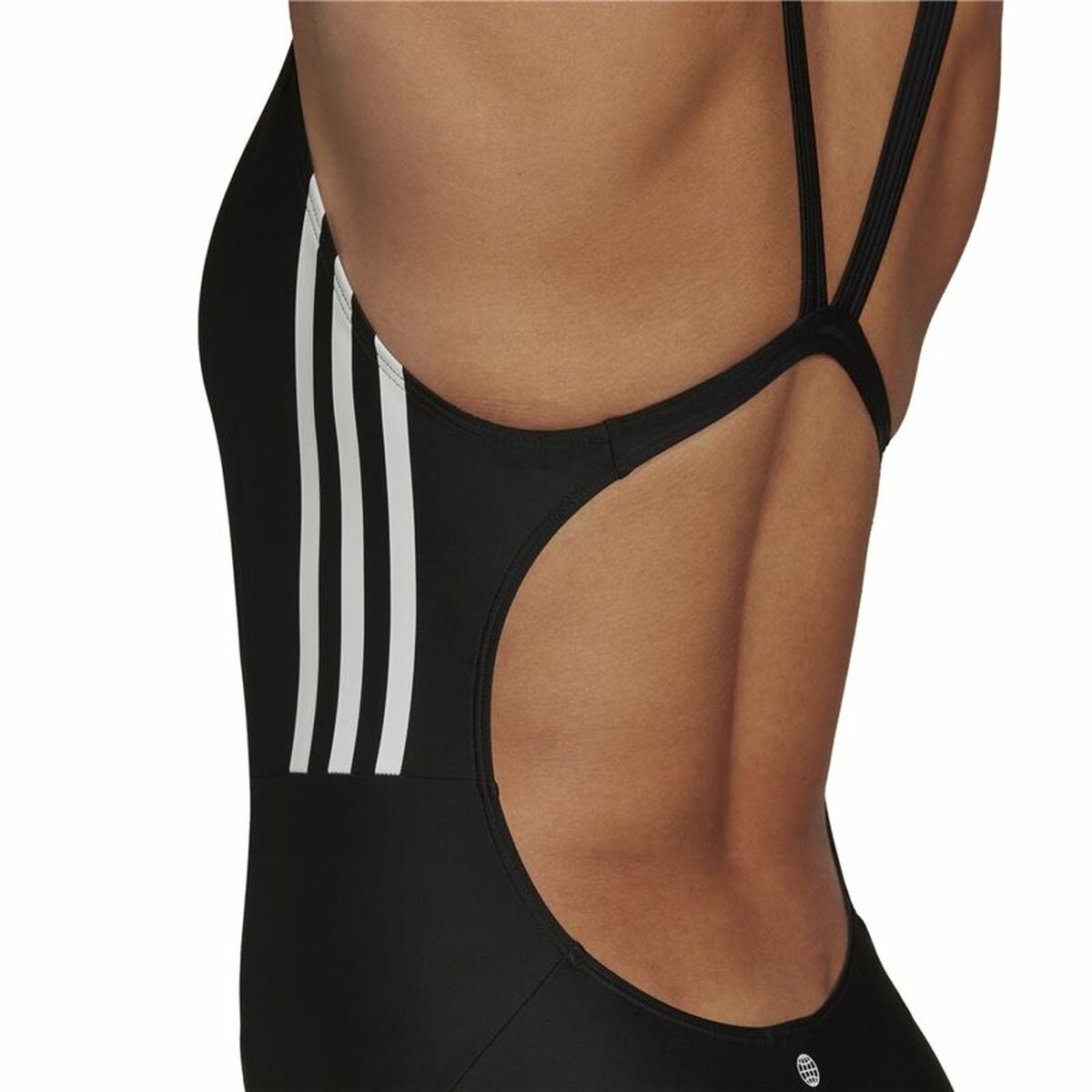 Γυναικεία Μαγιό Adidas 3S Mid Suit Μαύρο