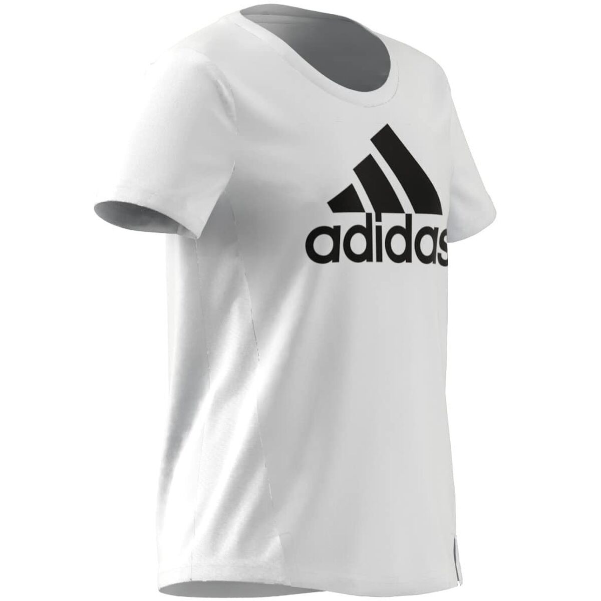 Παιδικό Μπλούζα με Κοντό Μανίκι Adidas Λευκό