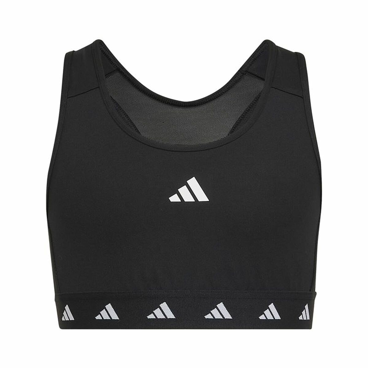 Αθλητικό σουτιέν Adidas TechFit Power Μαύρο