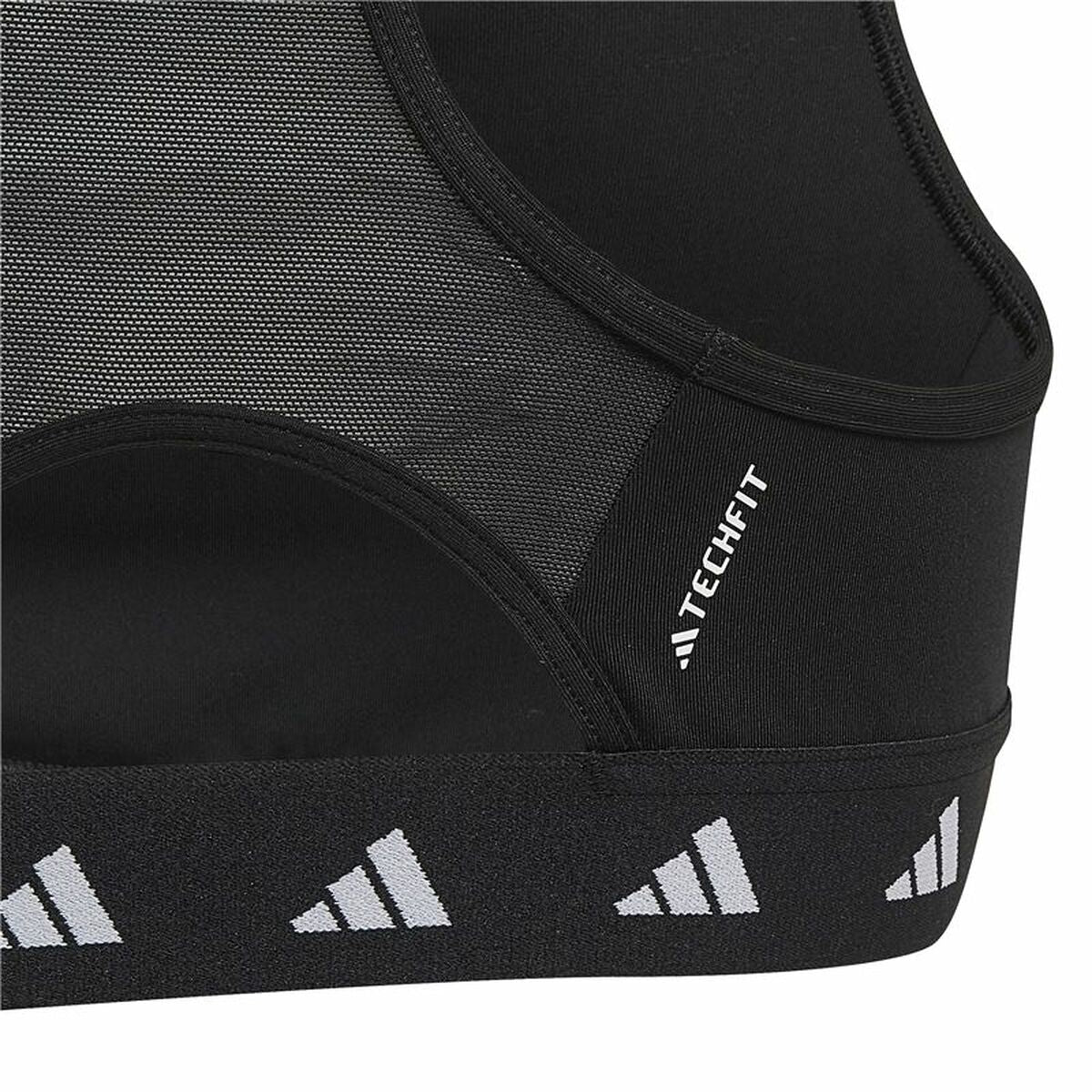 Αθλητικό σουτιέν Adidas TechFit Power Μαύρο