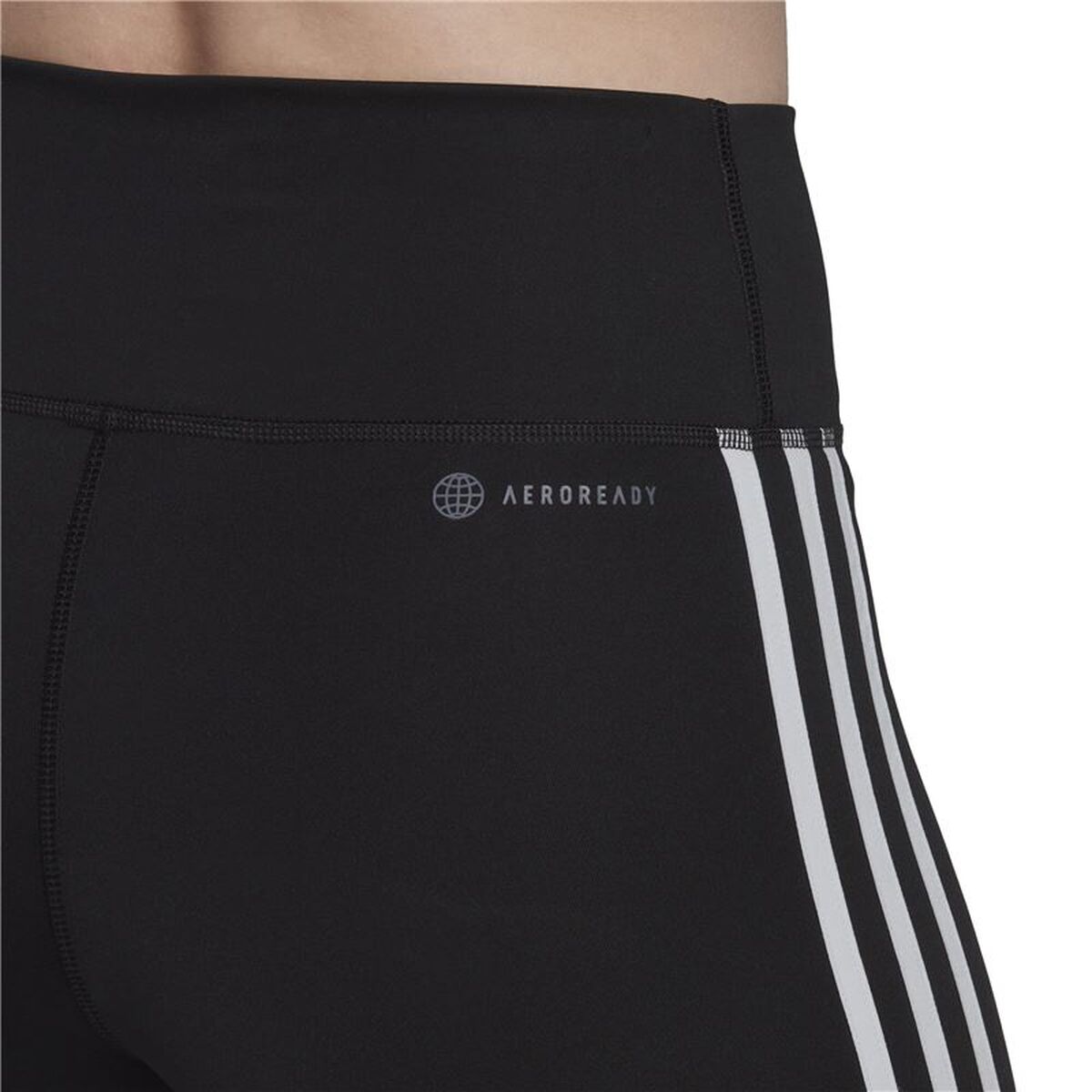 Γυναικεία Αθλητικά Σορτς Adidas Essentials High-Waisted Μαύρο