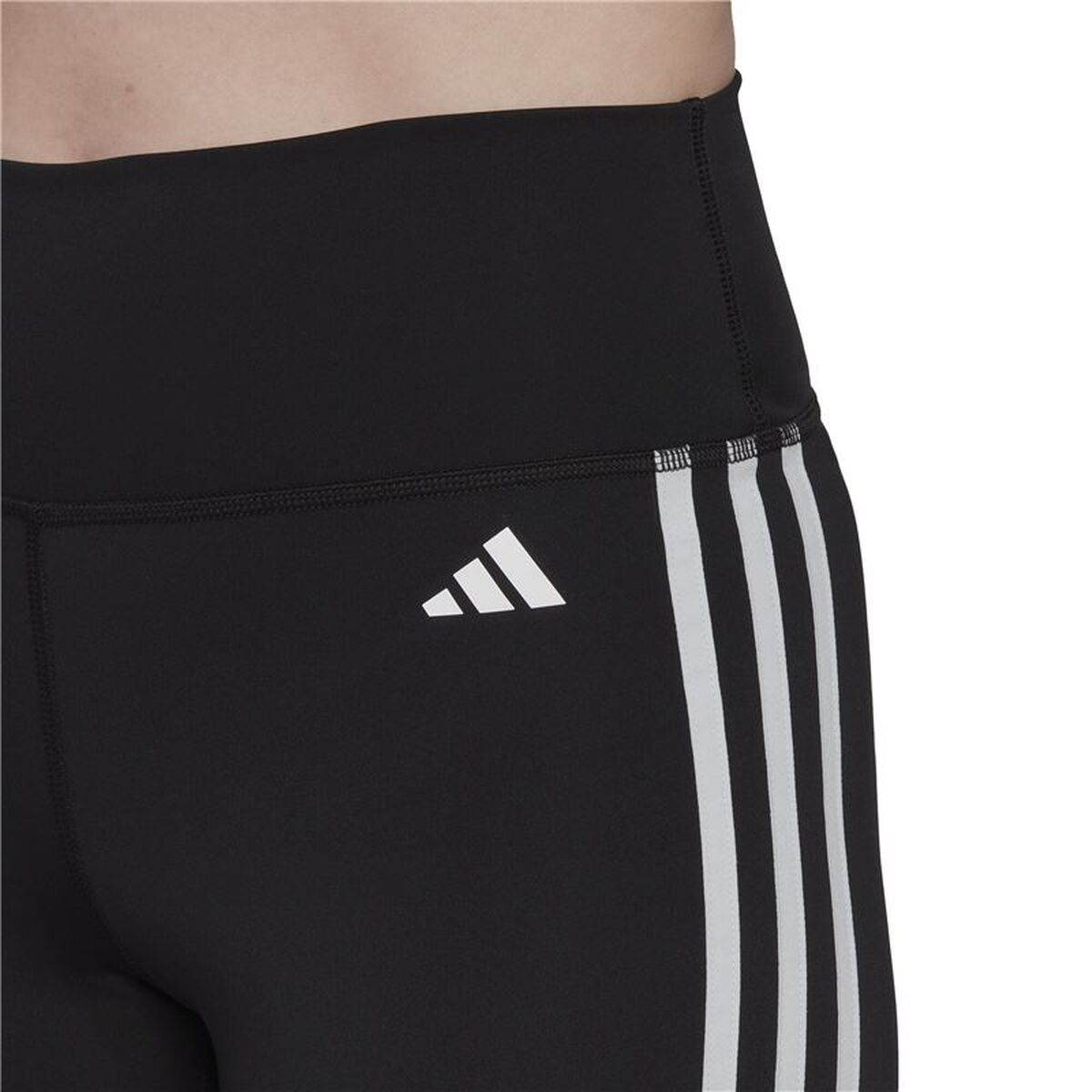 Γυναικεία Αθλητικά Σορτς Adidas Essentials High-Waisted Μαύρο