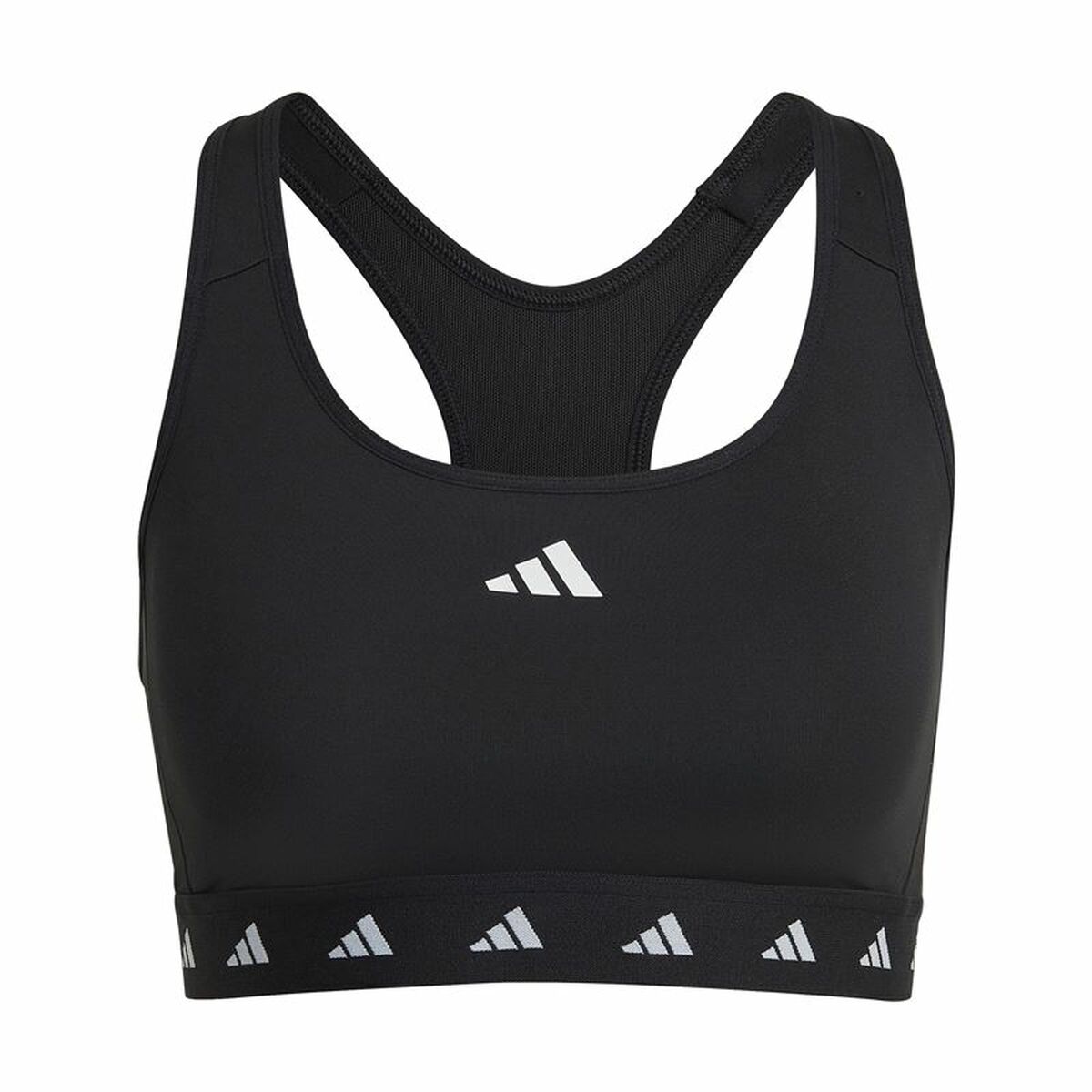 Αθλητικό σουτιέν Adidas Essentials Pwr Ms Μαύρο