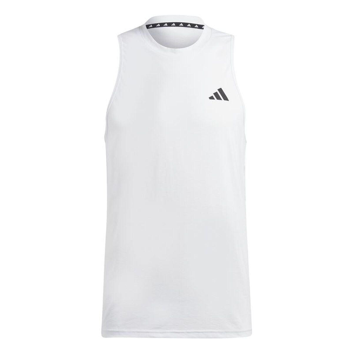 Αμάνικο Ανδρικό Mπλουζάκι Adidas Training Essentials Λευκό