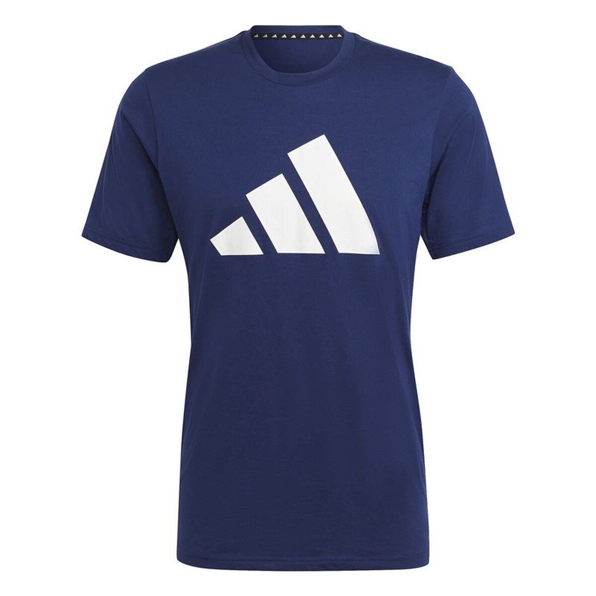 Ανδρική Μπλούζα με Κοντό Μανίκι Adidas Training Essentials Feel Ready Σκούρο μπλε