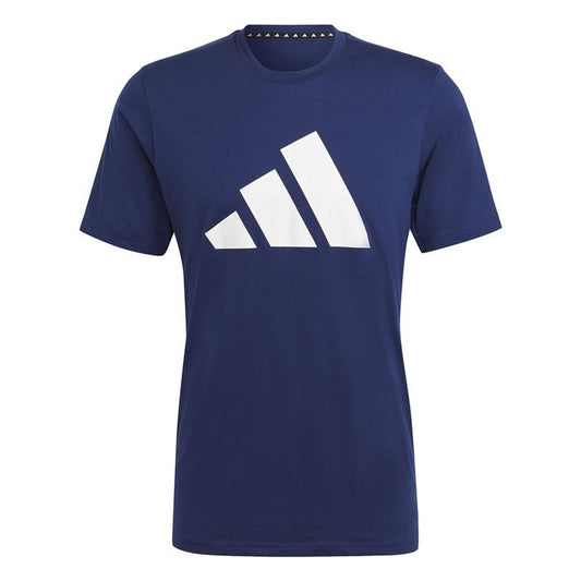 Ανδρική Μπλούζα με Κοντό Μανίκι Adidas Training Essentials Feel Ready Σκούρο μπλε
