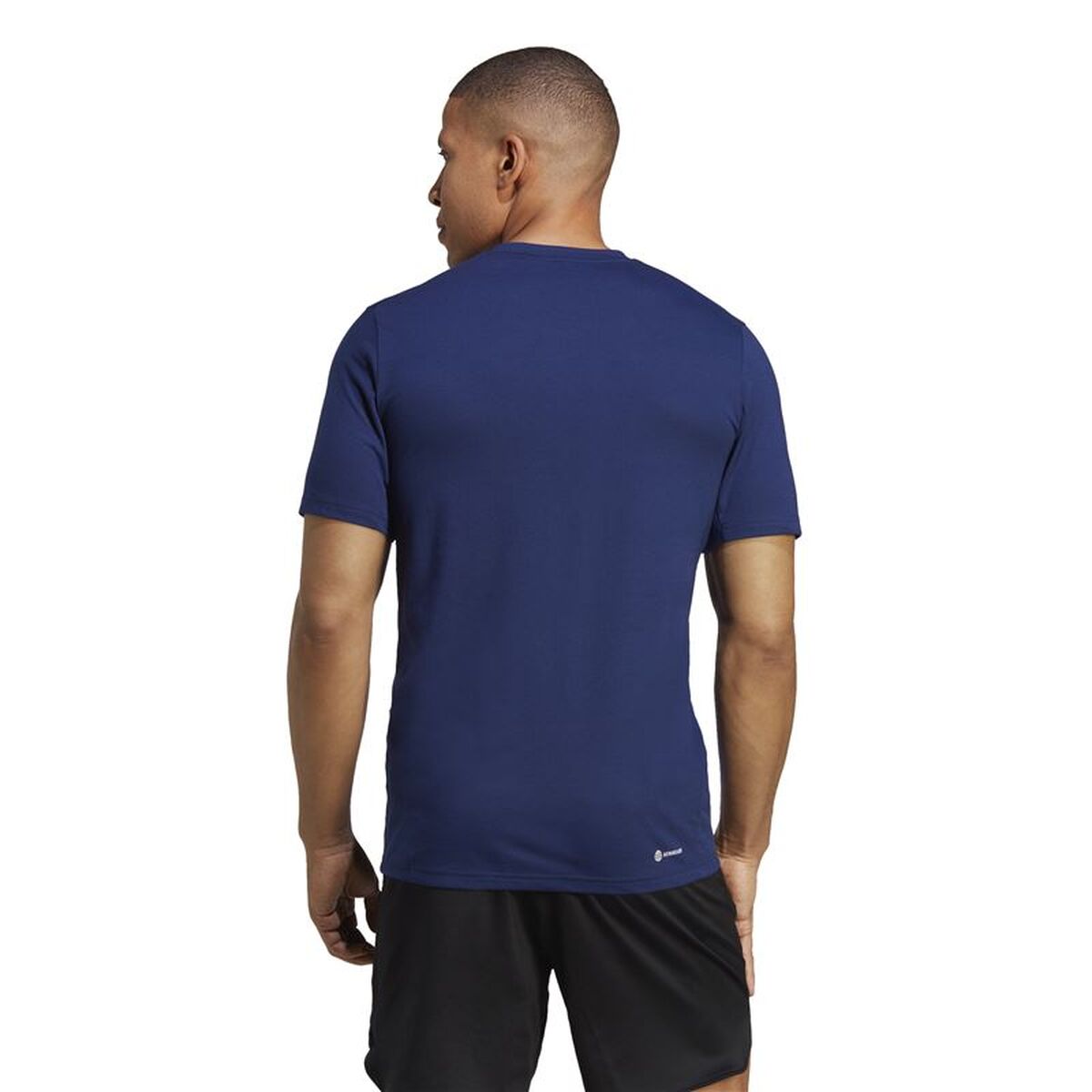 Ανδρική Μπλούζα με Κοντό Μανίκι Adidas Training Essentials Feel Ready Σκούρο μπλε