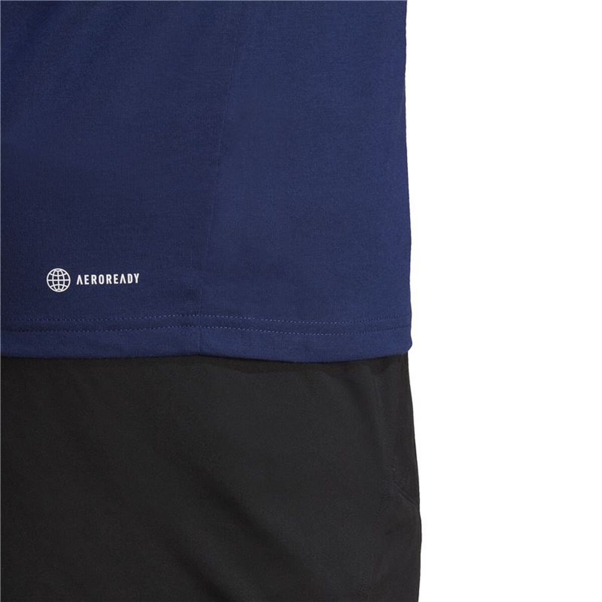 Ανδρική Μπλούζα με Κοντό Μανίκι Adidas Training Essentials Feel Ready Σκούρο μπλε
