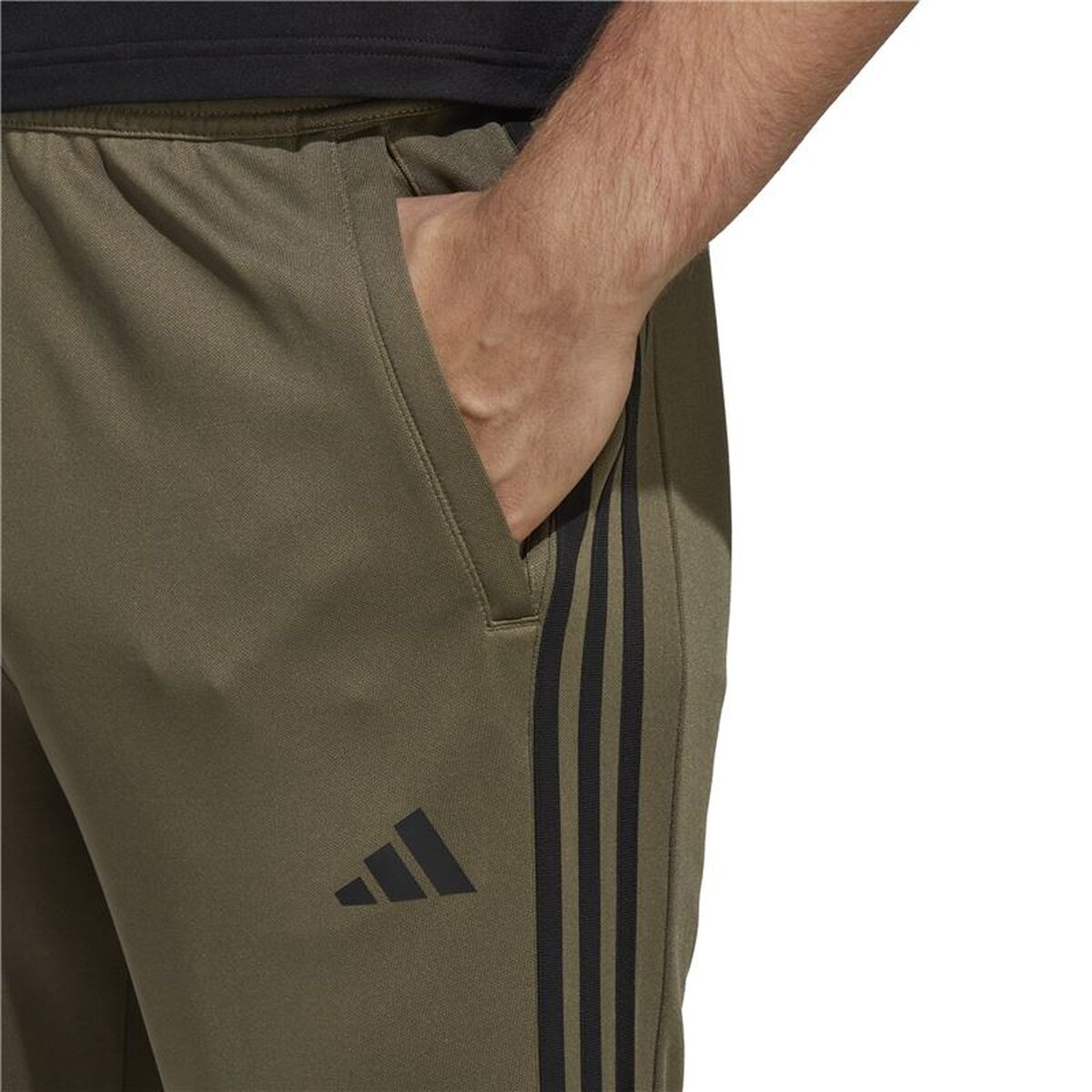 Μακρύ Αθλητικό Παντελόνι Adidas Essentials Logo 3 Bandas Κίτρινο Άντρες
